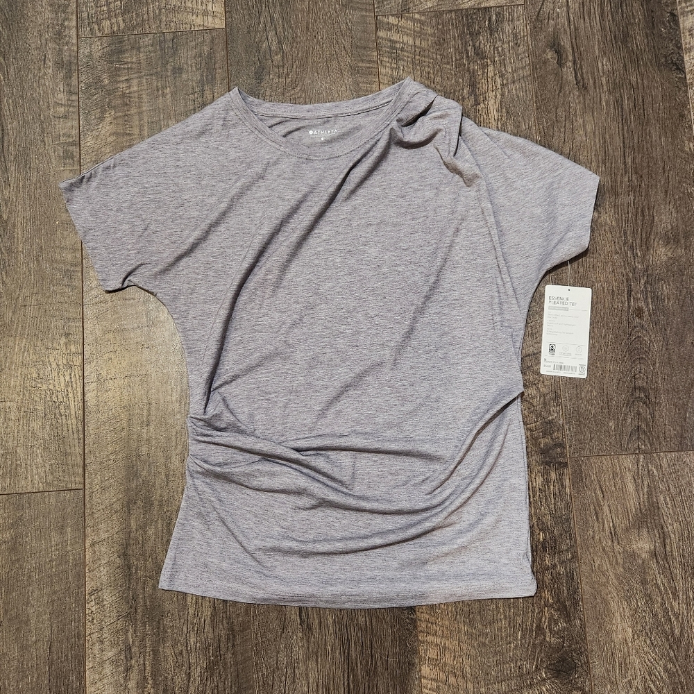Athleta Essence Pleated Tee NWT